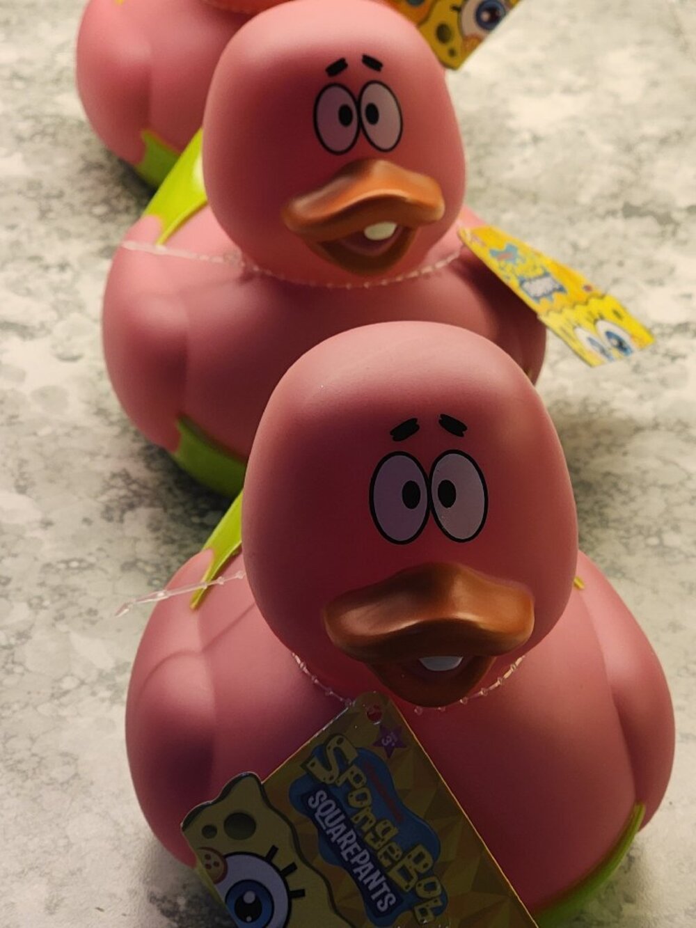 SpongeBob SquarePants" AKA Patrick Star" '6' inch Rubber Duck" NWT